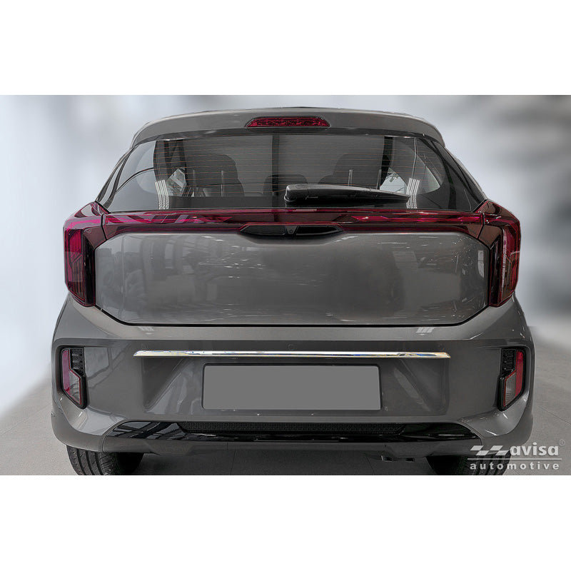 Avisa, Tailgate trim, stainless steel, fits Kia Picanto III (JA) Facelift (2024-)