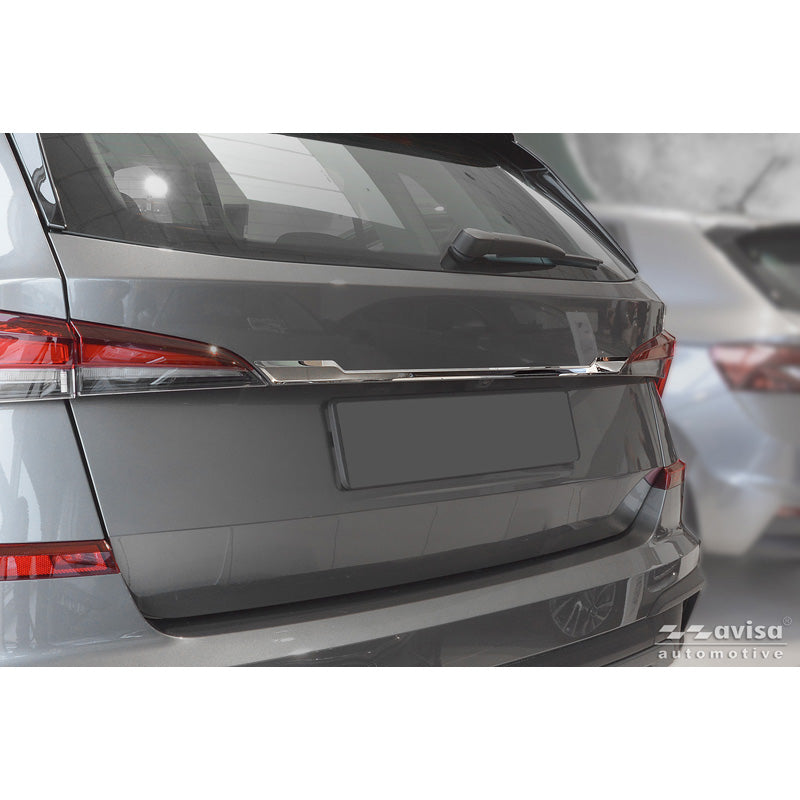 Avisa, couvercle de coffre en acier inoxydable chromé, s'adapte à Skoda Kamiq (NW4) (2019-2024) & Facelift (2024-)