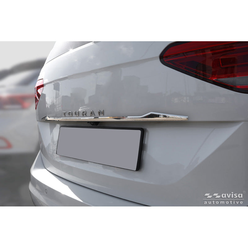 Avisa, Chrome stainless steel tailgate trim, Fits Volkswagen Touran (5T1) R-Line (2015-)