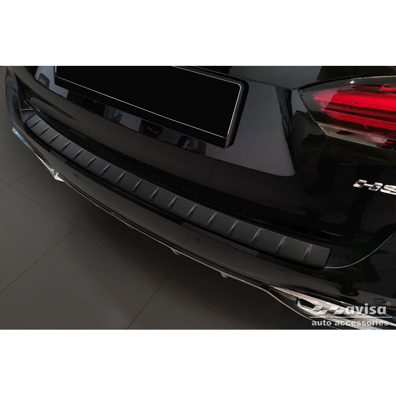 Avisa, Rear Bumper Protector, Matte Black, Stainless Steel, Fits MG (E)HS Facelift 2020-2023 & Facelift 2023- 'Ribs'