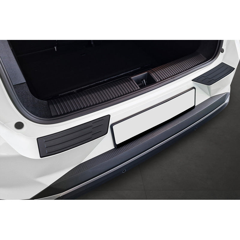 Avisa, Rear Bumper Protector, Matte Black Stainless Steel, Fits Renault Scenic E-Tech 2024, 'Ribs'