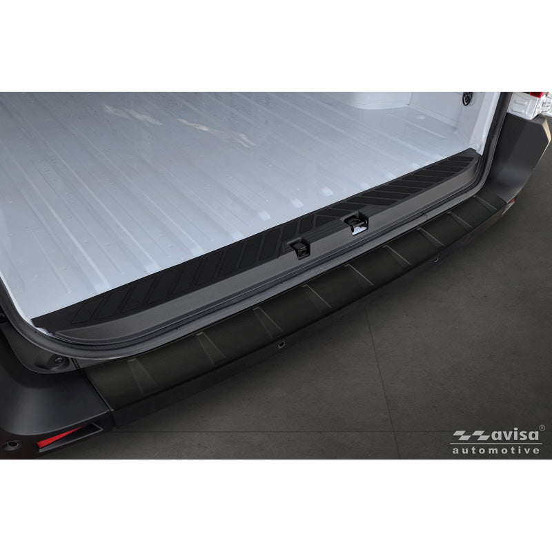 Avisa, Rear bumper protector, stainless steel, matte black, fits Renault Master IV (2024-)