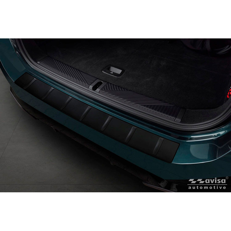 Avisa, Rear bumper protector, stainless steel, matte black, fits BMW 5 Series Touring (G61) (2024-), incl. M-Sport