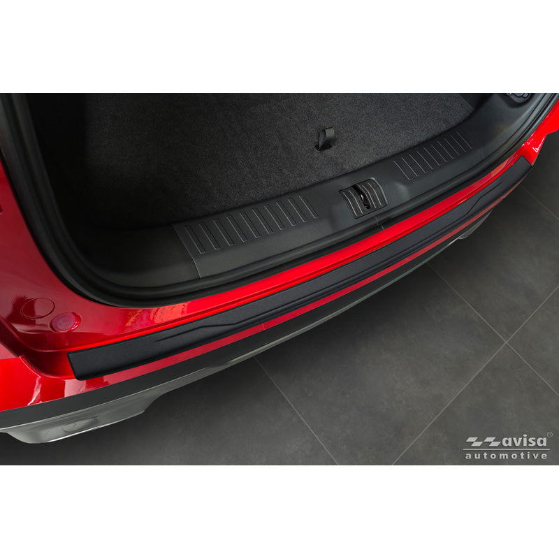 Avisa, Rear Bumper Protector, Matte Black Stainless Steel, Fits Jaecoo J7 (2024-)