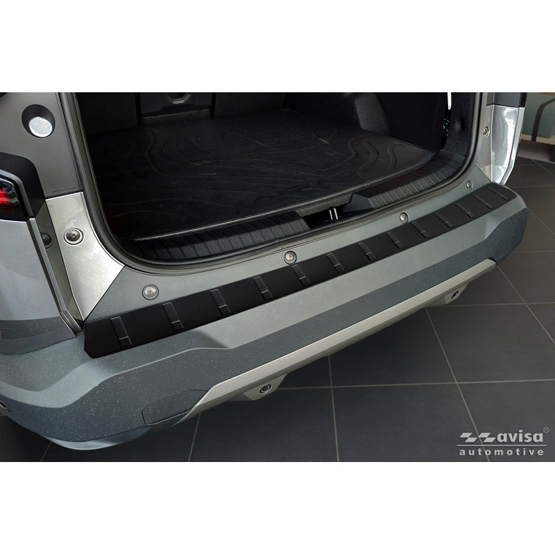 Avisa, Protection de pare-chocs arrière, acier inoxydable noir mat, convient à Dacia Bigster (2024-)