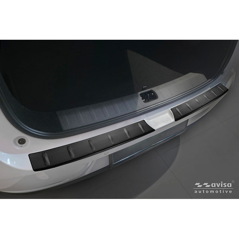 Avisa, Rear Bumper Protector, Matte black stainless steel, 2 pcs, fits Leapmotor C10 (2024-)