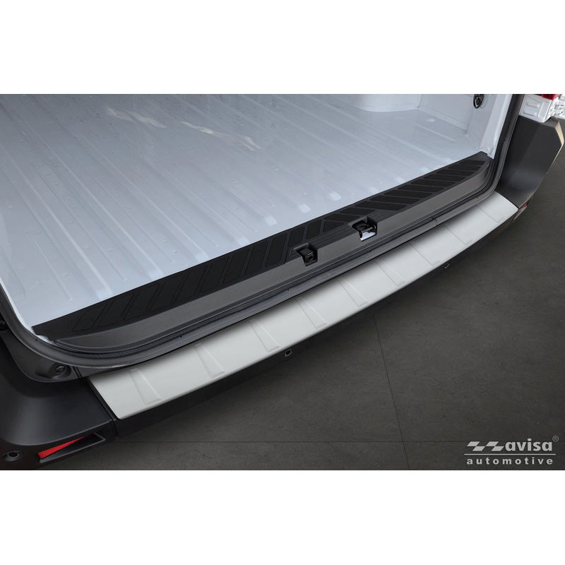 Avisa, Rear bumper protector, stainless steel Soft Silver, fits Renault Master IV (2024-)