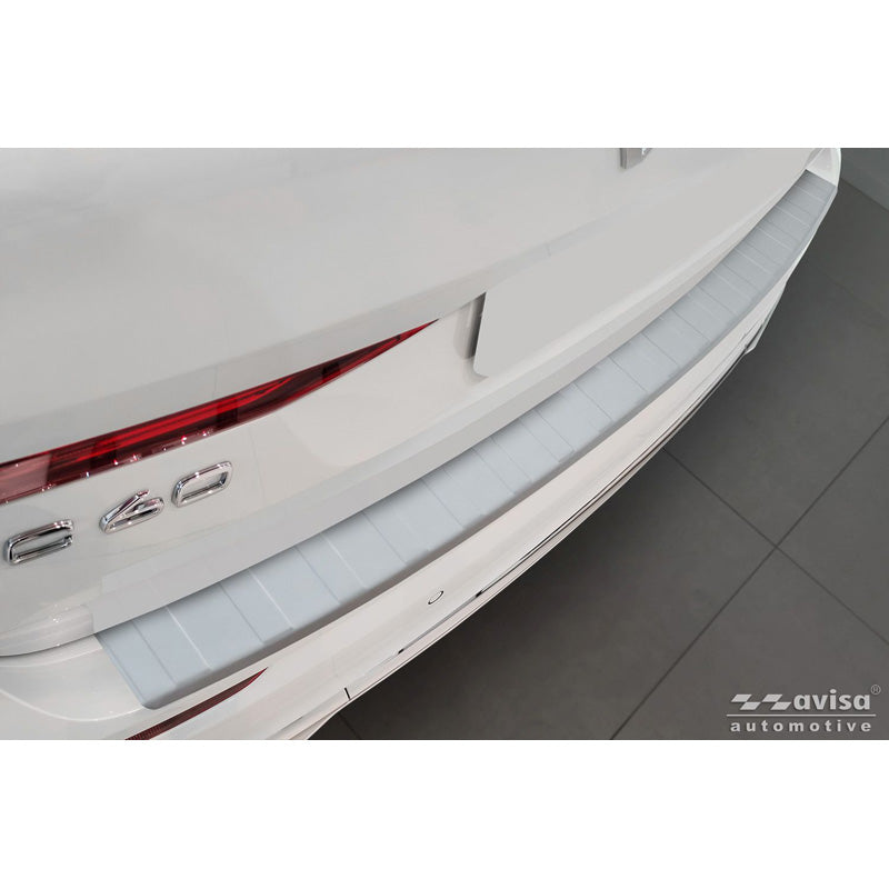 Avisa, Protection de pare-chocs arrière, acier inoxydable Soft Silver, convient à Volvo XC60 II (2017-2021) & FL (2021-) incl. R-Design