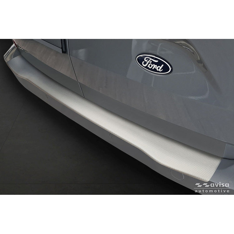 Avisa, Rear bumper protector, stainless steel, fits Ford Transit Custom II / Tourneo Custom II (2023-) & VW Transporter T7 (2024-) - Silver