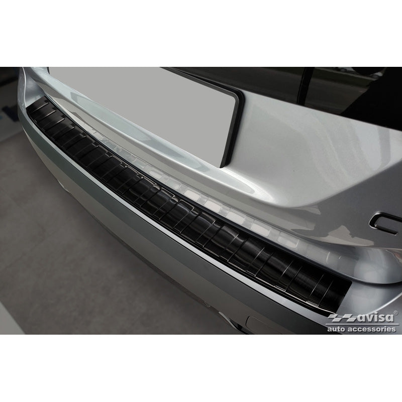 Avisa, Achterbumperbeschermer, Zwart, roestvrij staal, past op Citroën C4/e-C4 III 2020- 'Ribs'