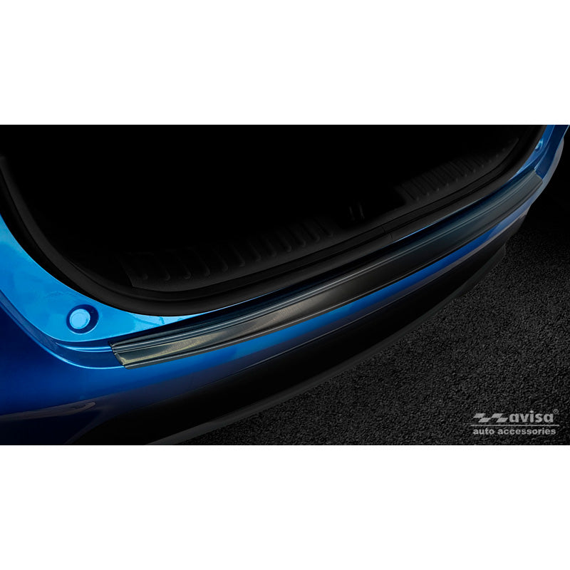 Avisa, Rear bumper protector, Black, Stainless steel, fits Kia XCeed 2019-