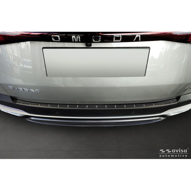 Avisa, Rear bumper protector, black stainless steel, fits Omoda 5 (2024-)