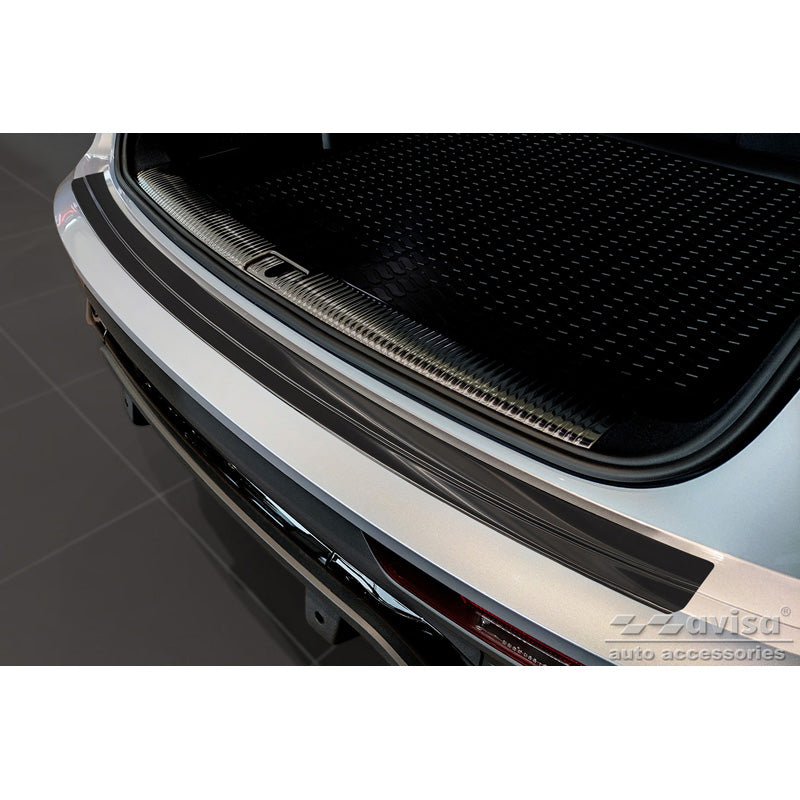 Avisa, Achterbumperbeschermer, Zwart, roestvrij staal, past op Audi Q5 Sportback 2020- incl. S-Line