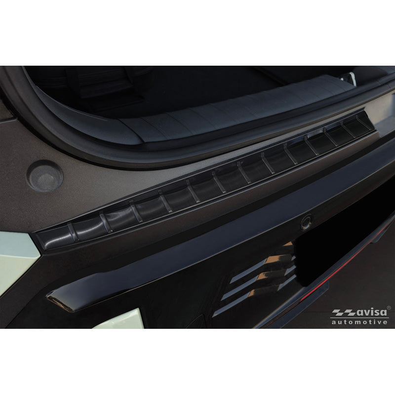 Avisa, Rear bumper protector, Black stainless steel, 2 pcs., fits KIA EV3 GT (2024-)