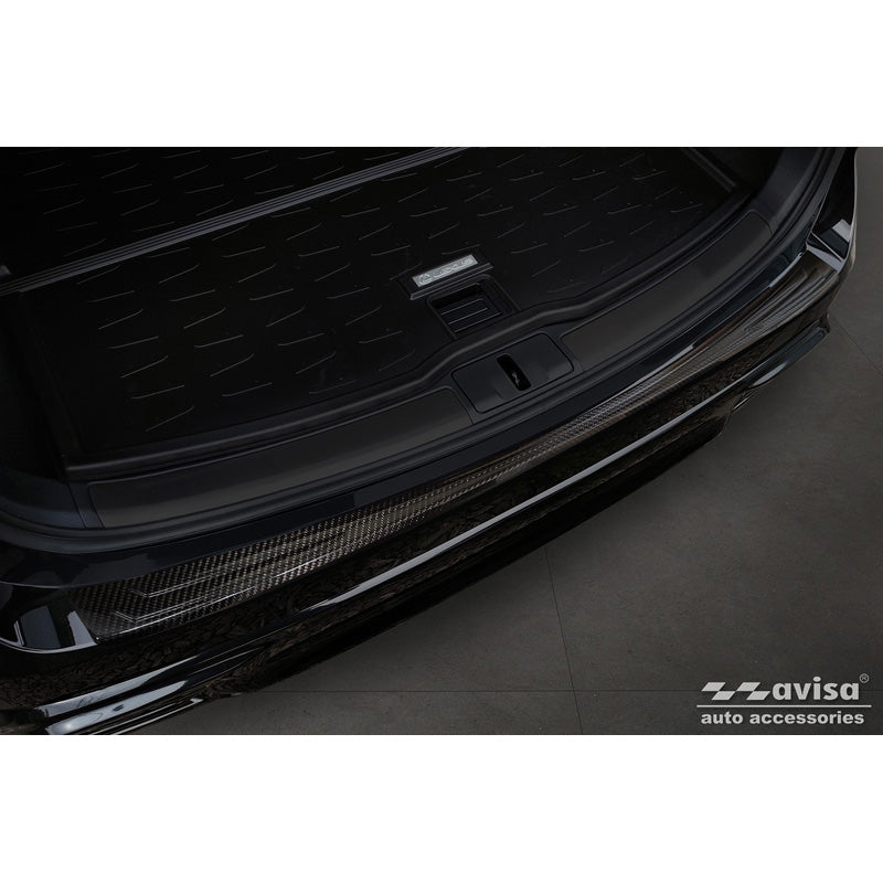 Avisa, Achterbumperbescherming, 3D echt carbon, past op Lexus RX V (AL3) 2022-