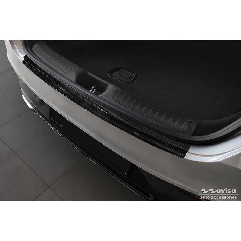 Avisa, Rear bumper protector, 3D genuine carbon, fits Mercedes GLC II Coupe (C254) 2022-