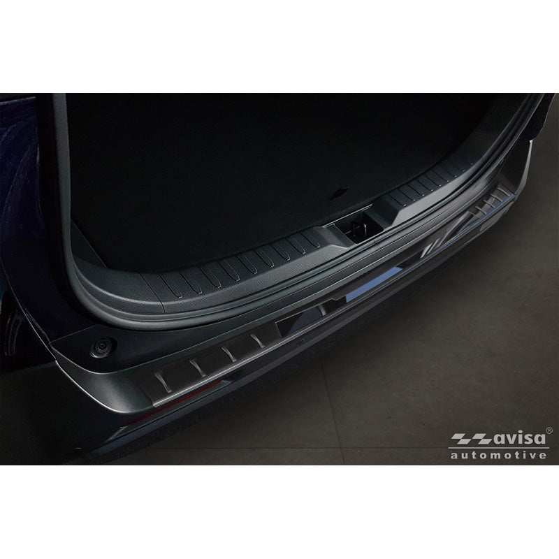 Avisa, Rear bumper protector, 'Shadow Premium', 1 pc, fits Toyota RAV4 V (XA50) (2018-) incl. Plug-in-Hybrid - Black / Gloss Black
