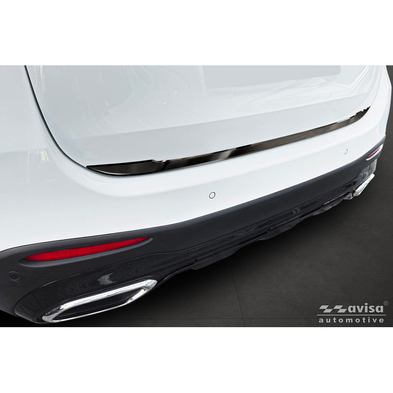 Avisa, Rear bumper protector, black chrome stainless steel, fits Mercedes-Benz GLC II (X254) 2022-