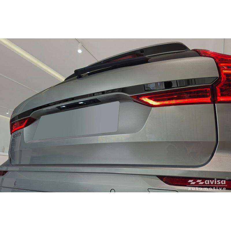 Avisa, habillage de hayon, acier inoxydable chromé noir, s'adapte à Volvo XC60 II (2017-2021) & Facelift (2021-)