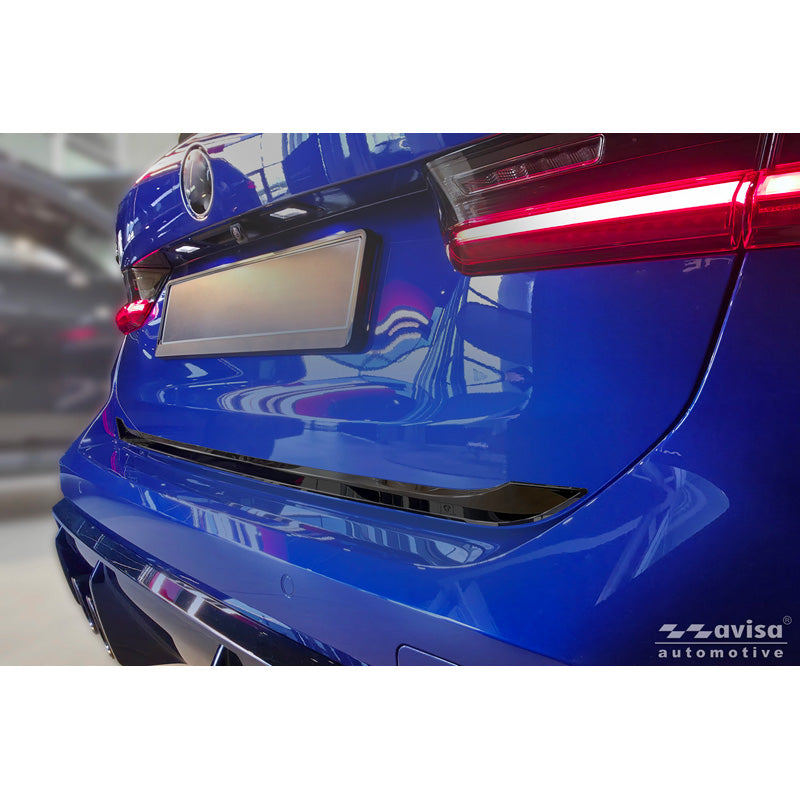 Avisa, Tailgate trim, black stainless steel, Fits BMW 3-Serie Touring (G21) M-Sport Facelift (2022-)