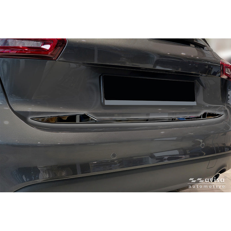 Avisa, Tailgate Molding, Black Chrome Stainless Steel, Fits Ford Focus IV HB (2018-2021) & Facelift (2021-)