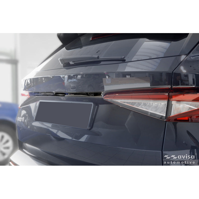 Avisa, embout d'échappement, acier inoxydable noir, compatible avec Skoda Elroq (2025-)
