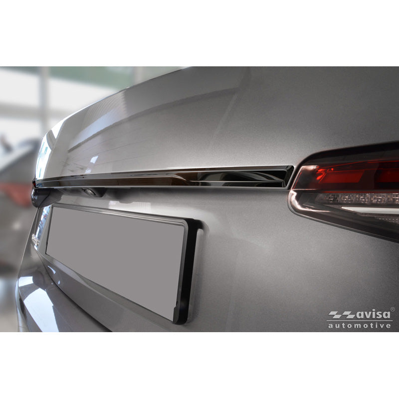 Avisa, Achterkleplijst, zwart roestvrij staal, geschikt voor Skoda Superb IV Liftback (NZ3) (2024-)