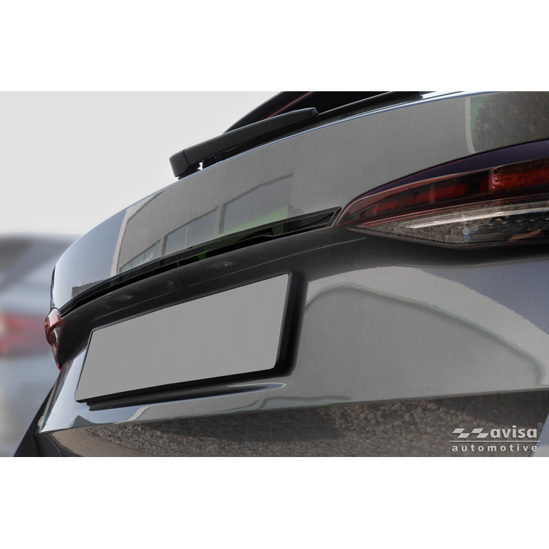 Avisa, Chroomlijst, zwart roestvrij staal, geschikt voor Skoda Octavia IV Combi (NX5) (2019-2024) & Facelift (2024-)