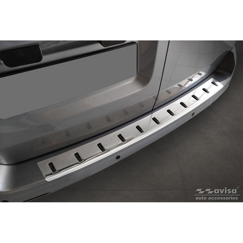 Avisa, Rear Bumper Protector, Stainless Steel, Fits Citroën Space Tourer & Jumpy 2016- / Peugeot Traveller & Expert 2016- / Toyota Proace Verso 2016- / Opel Vivaro & Zafira Life 2019- 'STRONG EDITION'