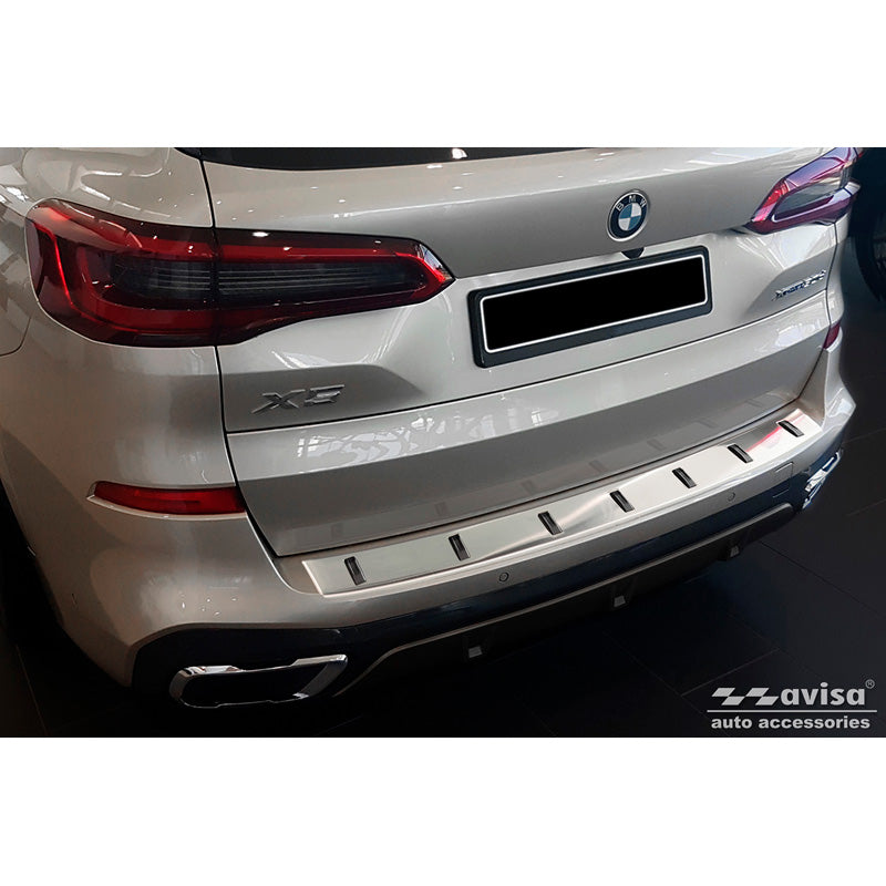 Avisa, Rear Bumper Protector, Stainless Steel, Fits BMW X5 (G05) M-Sport 2018- 'STRONG EDITION'