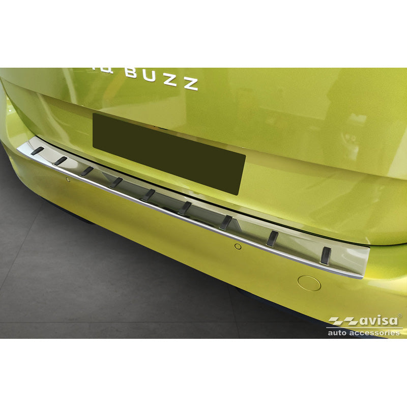 Avisa, protège pare-chocs arrière, acier inoxydable, compatible avec Volkswagen ID.Buzz + Cargo 2022- 'STRONG EDITION'