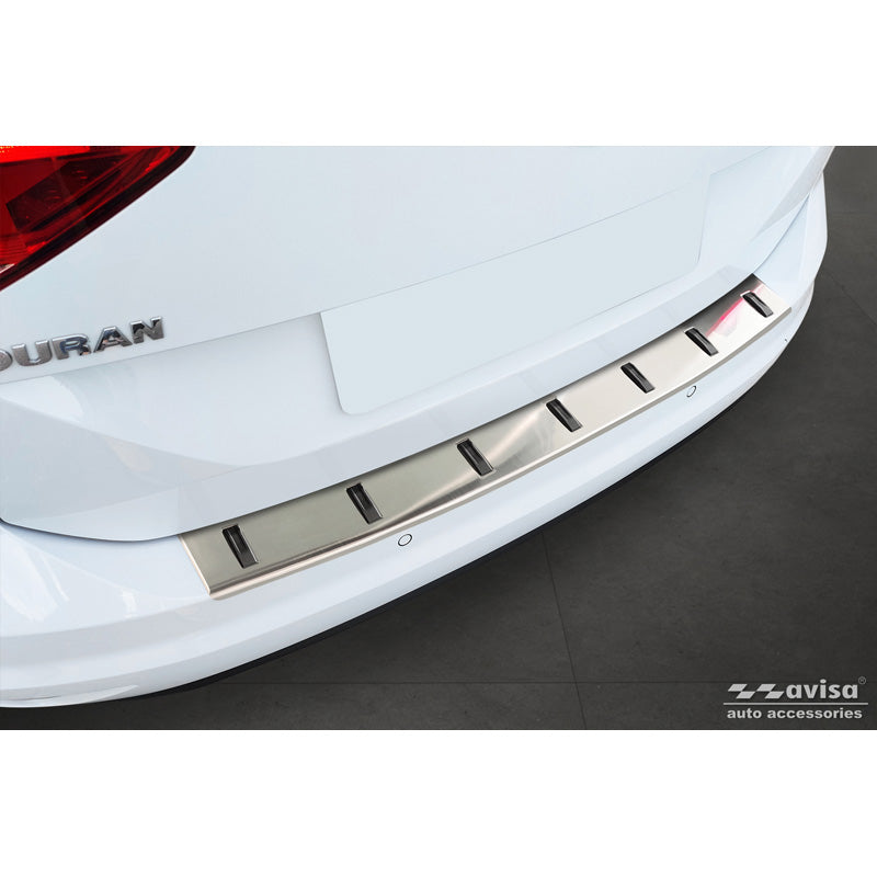 Avisa, Rear Bumper Protector, Stainless Steel, Fits Volkswagen Touran III (2015-) incl. R-Line 'STRONG EDITION'