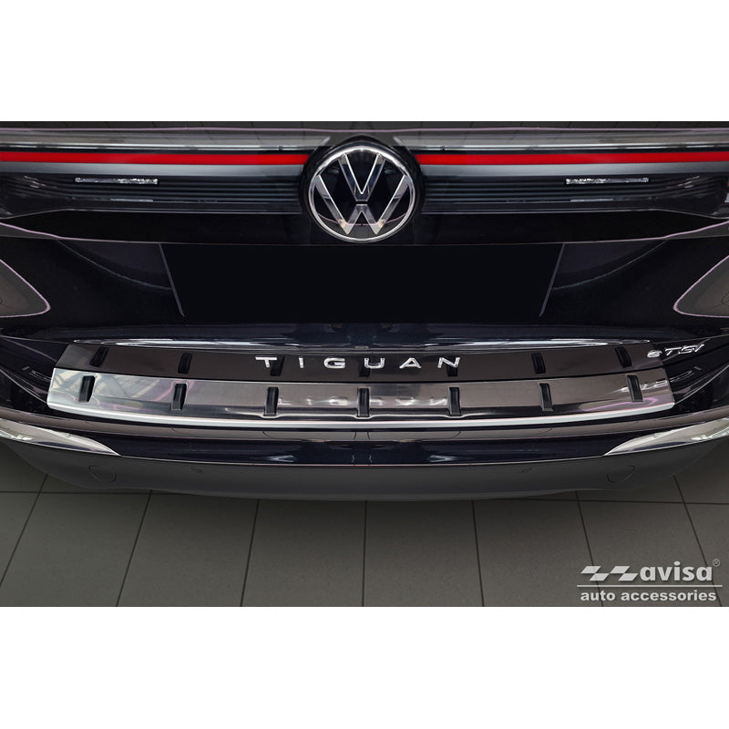 Avisa, Rear Bumper Protector, Stainless Steel, Fits Volkswagen Tiguan III (CT1) 2024- 'STRONG EDITION'
