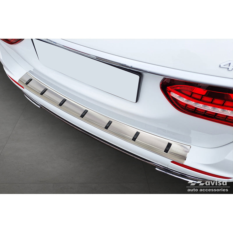 Avisa, Rear Bumper Protector, Stainless Steel, Fits Mercedes E-Class Estate S213 (2016-2023), 'Strong Edition'