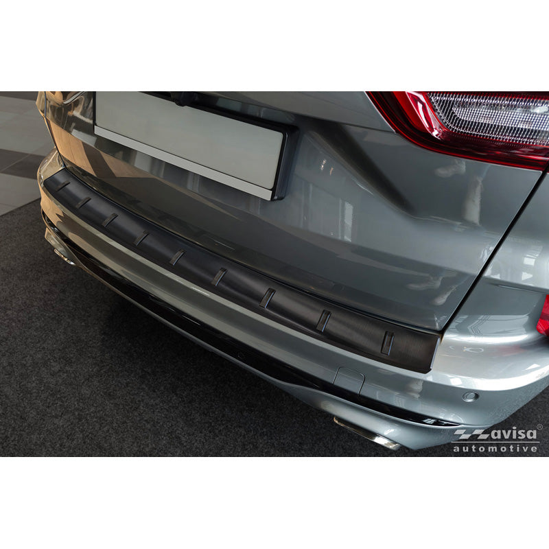 Avisa, Rear Bumper Protector, Black stainless steel, fits Ford Kuga III ST-Line/Vignale (2019-2024) & Facelift (2024-)