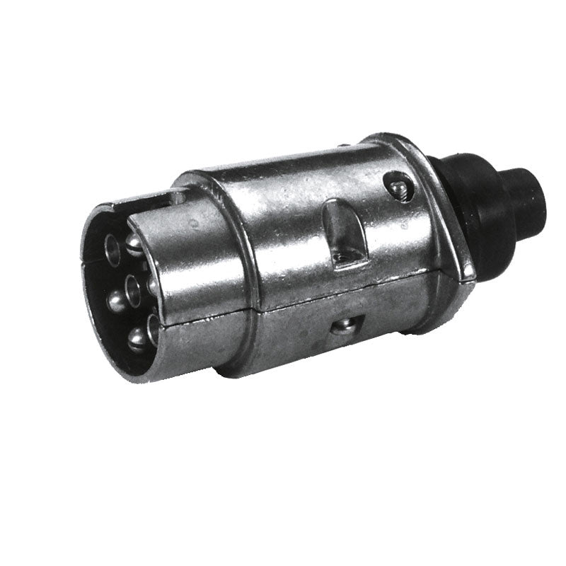 Carpoint, 7-Pole Metal Trailer Plug with Screw Connection