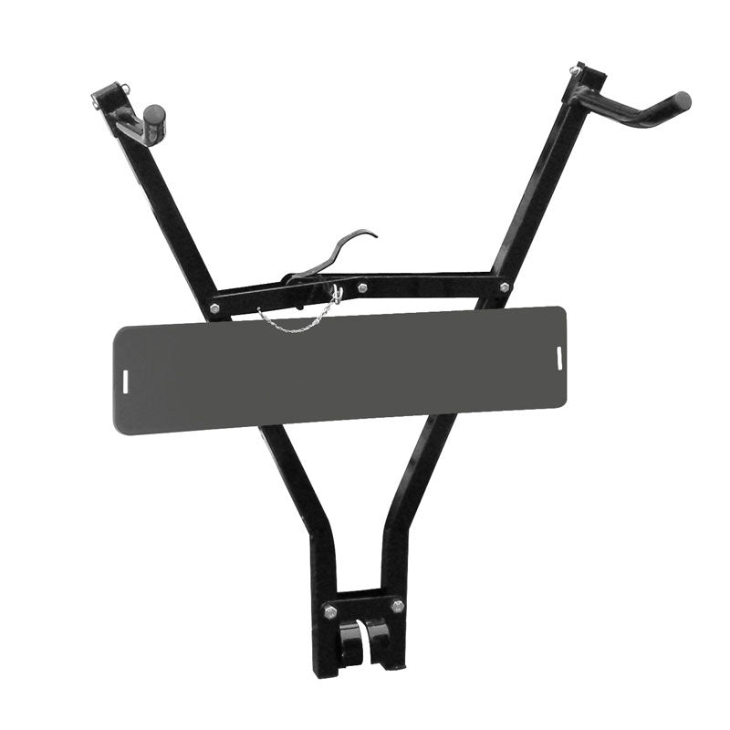 Carpoint, Universal Bicycle Carrier for Tow Bar with License Plate Holder - For 2 Bikes, Max 30 kg