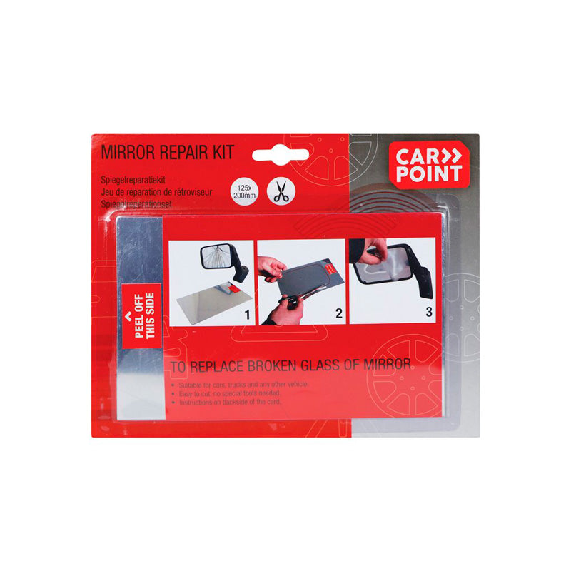 Carpoint, Mirror Repair Kit - 12,5x20 cm