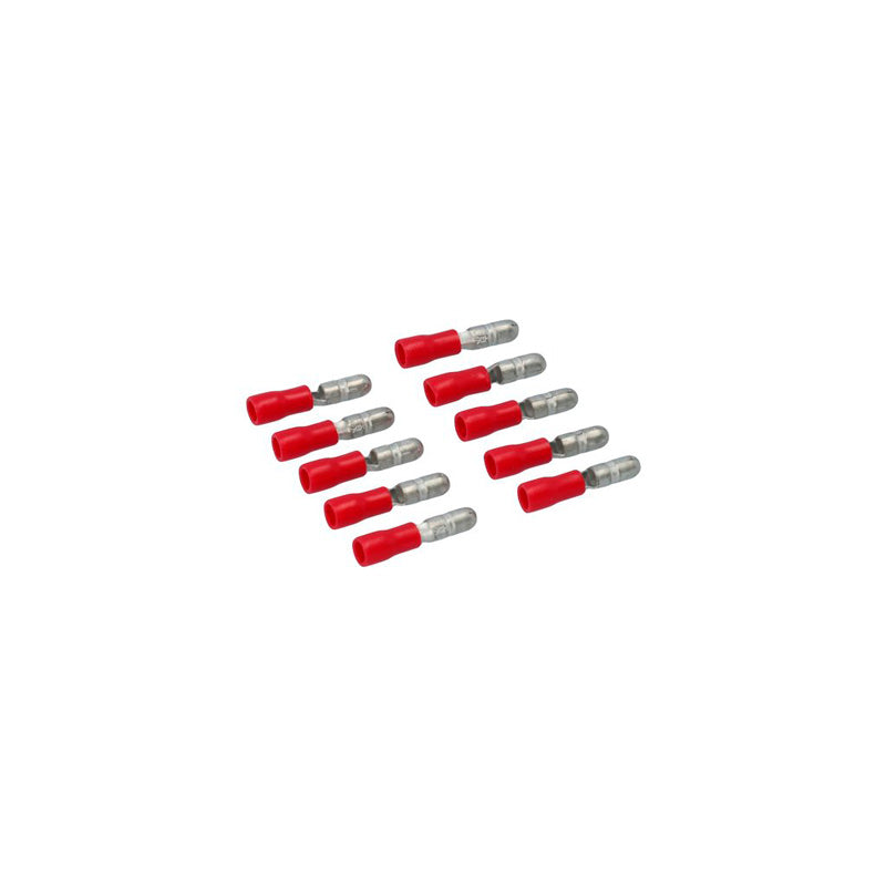 Carpoint Male Auto Bullet Terminals 547 Red Blister 10-pieces