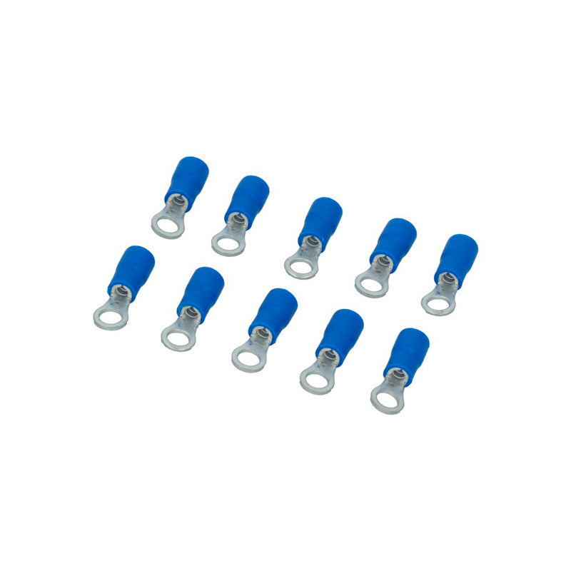 Carpoint, Ring Terminals M4 - Blue - 10 pcs. in Blister