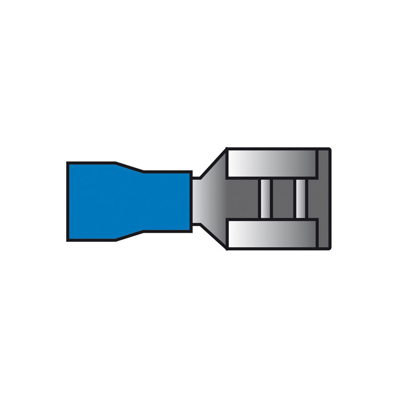 Carpoint Female Push-On Terminals 542 Blue Blister 10-pieces