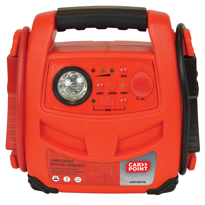 Carpoint, jumpstarter 12V/7AH 2-in-1 met LED en USB
