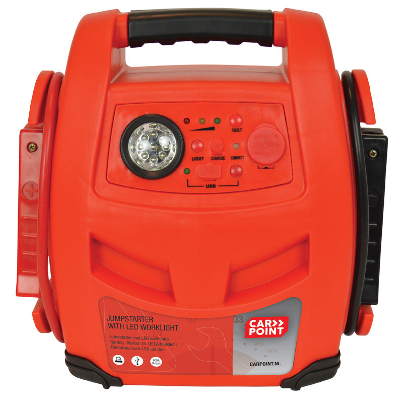 Carpoint, Jumpstarter 12V/17Ah 2in1 met LED en USB-uitgang