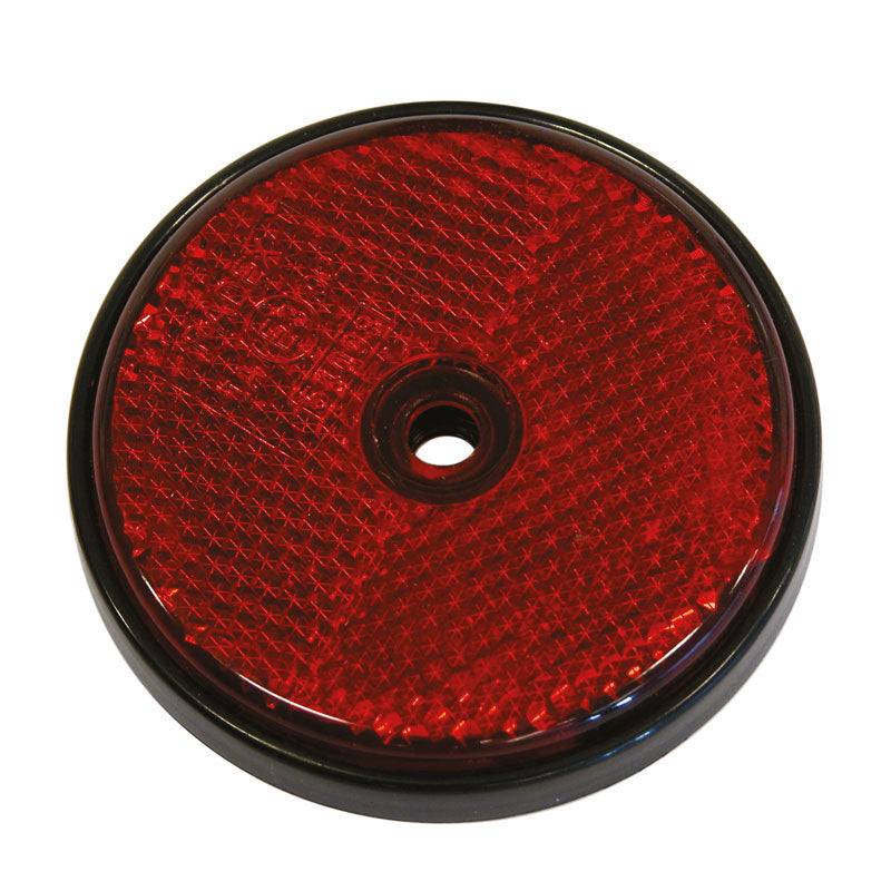 Carpoint, Red Reflectors - Round Ø 70mm - 2 pcs.