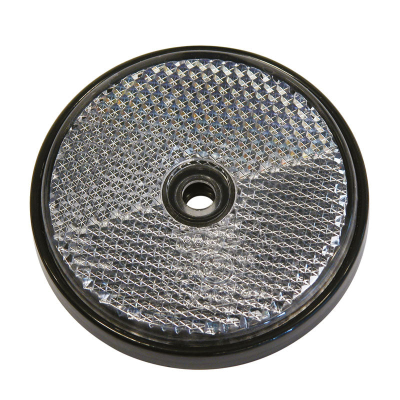 Carpoint Reflectors Round Ø 70mm White 2-pieces