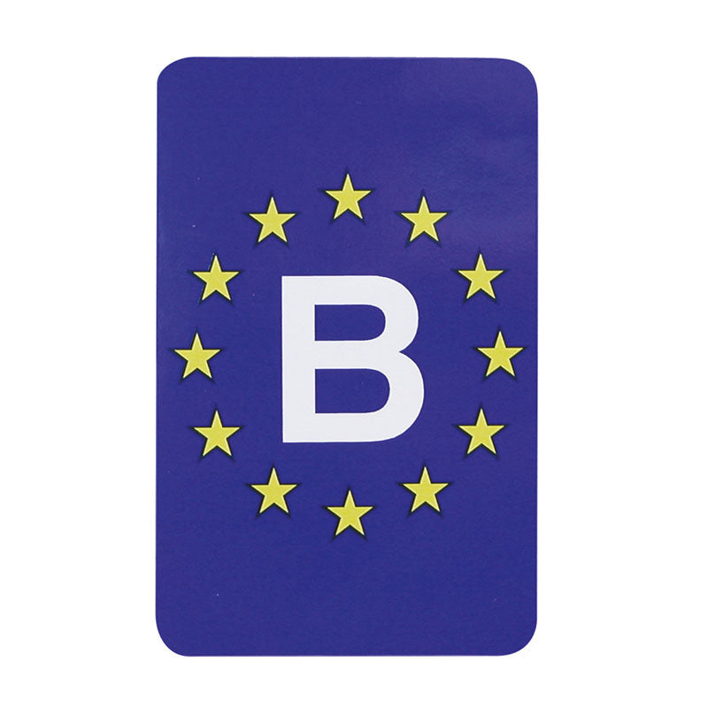 Carpoint, autocollant Europe/Belgique - rectangulaire