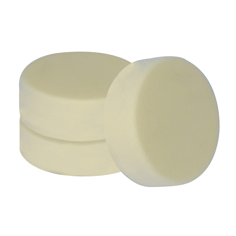 Carpoint Polishing Sponge Set - 150mm White/Medium - 3 pcs.