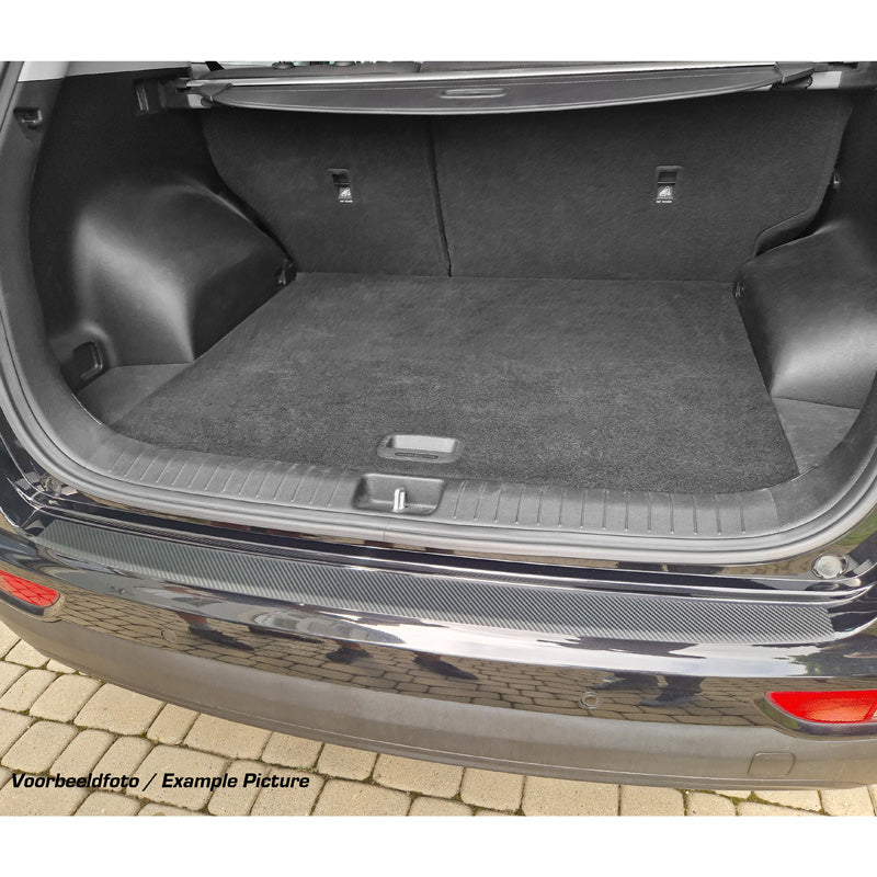 MAX6, Custom-fit rear bumper protection film, Carbon look, Fits Volvo V70 III Facelift (2013-2016)
