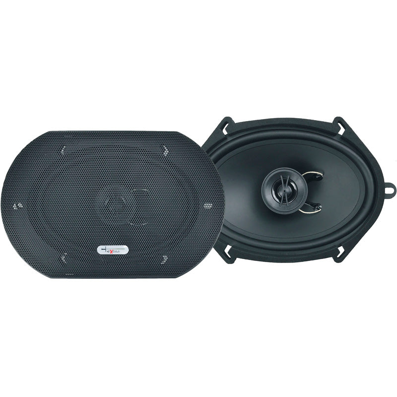 Excalibur, 5" x 7" (13 x 18 cm) 2-way coaxial 450W car speakers