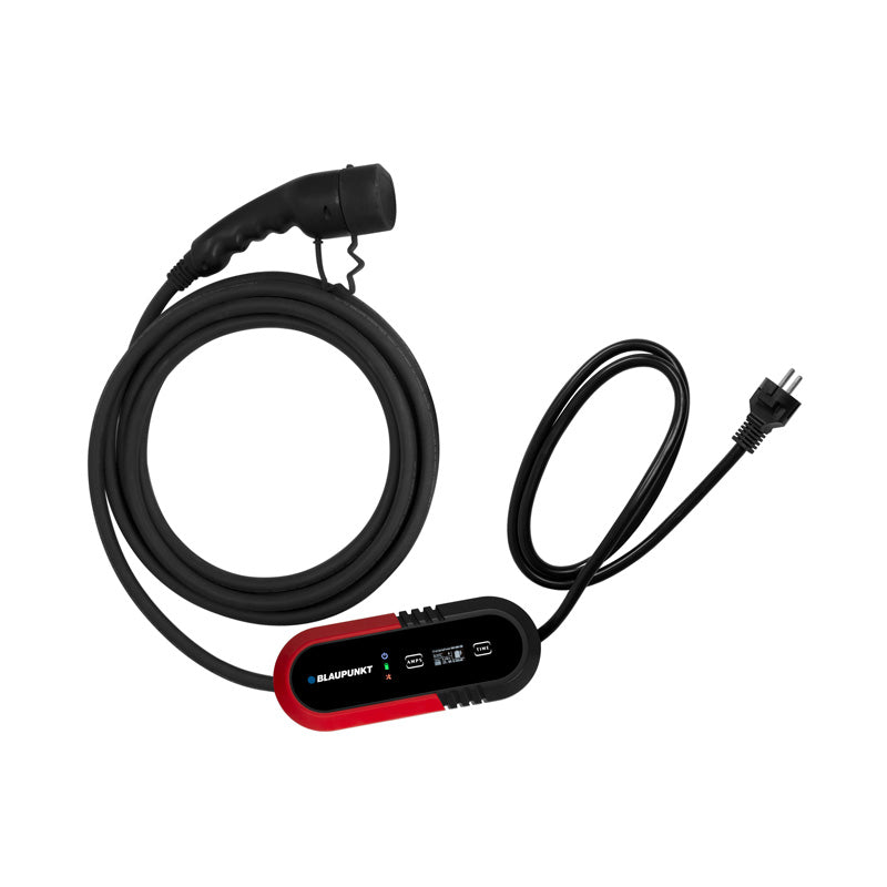 Blaupunkt, Portable Charger for Electric Cars Type 2 - 230V 1 Phase 8-16A